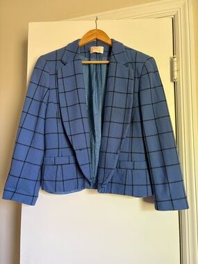 Pendleton vintage Blue Windowpane Blazer Jacket